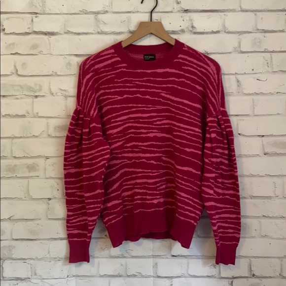 NWT Free Press zebra striped sweater - Picture 2 of 7